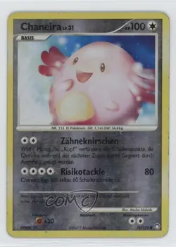 Chansey German Reverse Foil Pokemon Diamond & Pearl Mysterious Treasures #76 - Image 1