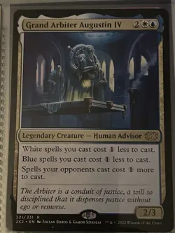 MTG - Grand Arbiter Augustin IV Near Mint Condition from Double Masters Set - Image 2