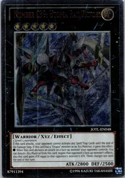 Yugioh Number C39: Utopia Ray Victory JOTL-EN048 Ultimate Rare NM - Image 1