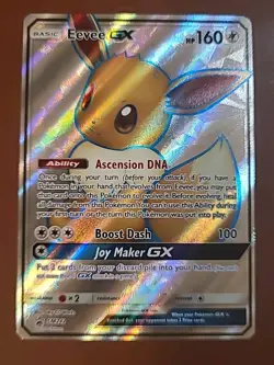 Eevee GX SM242 Full Art Sun & Moon Black Star Promo Pokemon TCG (NM) - Image 1