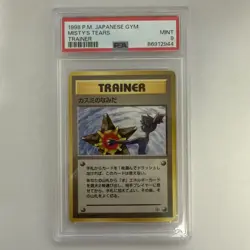 PSA 9 Misty's Tears Banned Hanada City Gym Deck 1998 Pokemon Card - Image 1