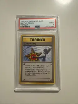 1998 POKEMON JAPANESE HANADA CITY GYM DECK MISTY'S TEARS PSA 9 - Image 1