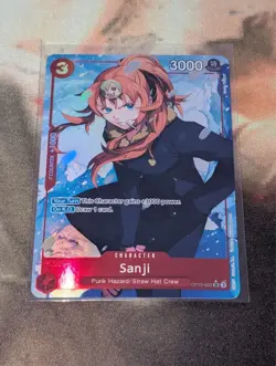 One Piece Royal Blood OP10 Sanji Parallel Foil English N/NM - Image 1