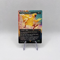 Traveling Chocobo (Borderless) Final Fantasy Regular MTG - Image 1