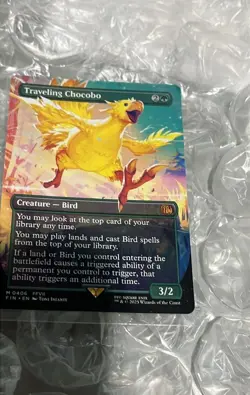 Traveling Chocobo (Borderless) Final Fantasy Regular - Image 1