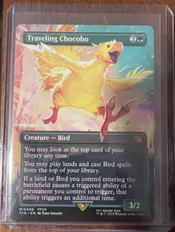 Traveling Chocobo (Borderless) Final Fantasy Regular - Image 1