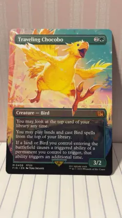 Traveling Chocobo (Borderless) Final Fantasy Regular - Image 1