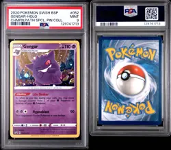 Gengar SWSH052 SWSH: Sword & Shield Promo Cards Holo PSA9 😈 - Image 1