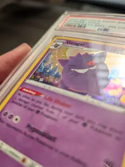 Pokemon Gengar SWSH052 SWSH: Sword & Shield Promo Cards Holo PSA 8 with Swirl - Image 2