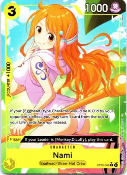 Nami (Full Art) C Starter Deck 29: Egghead ST29-008 NM - Image 1