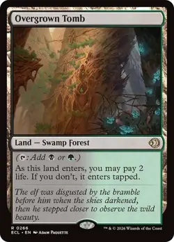 Overgrown Tomb [Lorwyn Eclipsed] MTG - Image 1