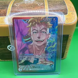 Marco OP08-002 Parallel (Leader) Two Legends ONE PIECE Alt art English - Image 1