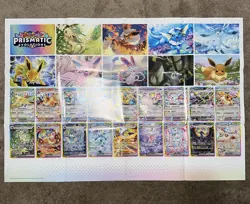 Pokemon TCG: Scarlet & Violet Prismatic Evolutions BINDER & POSTER ONLY - Image 4