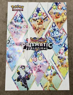 Pokemon TCG: Scarlet & Violet Prismatic Evolutions BINDER & POSTER ONLY - Image 5