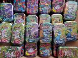 Pokemon Mini Tins Prismatic Mega Evolution Scarlet and Violet 151 Blister SEALED - Image 1