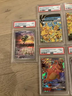7x Pokemon Graded Card Lot - PSA 8 And 9 - English - Image 2