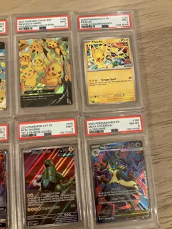 7x Pokemon Graded Card Lot - PSA 8 And 9 - English - Image 3