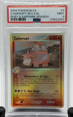 Pokemon Graded Card Lot of 8x Consecutive Grades Spanish Ruby & Sapphire PSA 8/9 - Image 2