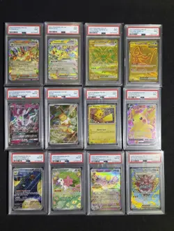 PSA 8-9 Pokemon Graded Cards - 12 Card Lot - Image 1
