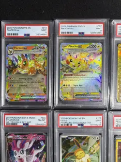 PSA 8-9 Pokemon Graded Cards - 12 Card Lot - Image 2