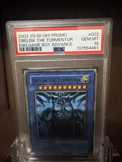 2003 YUGIOH GBI-002 OBELISK THE TORMENTOR ULTRA RARE PSA 10 GEM MINT - Image 2