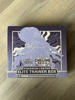 Pokemon Center Sword Shield Chilling Reign Elite Trainer Box ETB Factory SEALED - Image 1