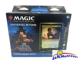 Magic MTG Doctor Who Sealed Commander Deck BLAST FROM THE PAST-Dinged - Image 1