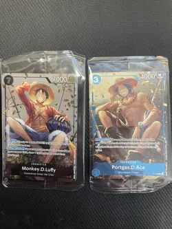 One Piece Promo Cards Tin Pack Vol. 2 Luffy, Sabo, Ace NM - Image 3