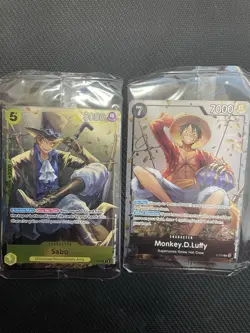 One Piece Promo Cards Tin Pack Vol. 2 Luffy, Sabo, Ace NM - Image 4