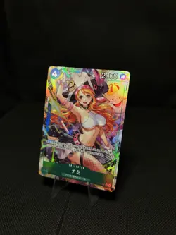 Nami OP14-031 SR-P The Azure Sea's Seven ONE PIECE Card Game Japanese 2025 NM PR - Image 1