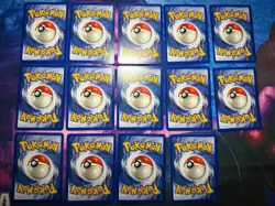 Pokemon 1st Edition Fossil Lot Of 14 Cards Common And Uncommon - Image 2