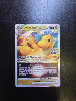 Dragonite Vstar SWSH236 Black Star Promo Pokemon Go Holo Pokemon Card - NM - Image 1