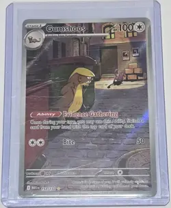 Gumshoos 153/132 Mega Evolutions Illustration Rare Pokemon Card - Image 3