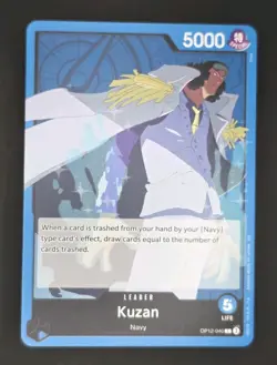 Kuzan (040) OP12-040 Legacy of the Master Regular One Piece TCG CCG Card - Image 1
