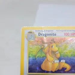 Pokemon TCG Dragonite Fossil Unlimited Holo Rare Card 04/62 DMG/ HP - Image 5