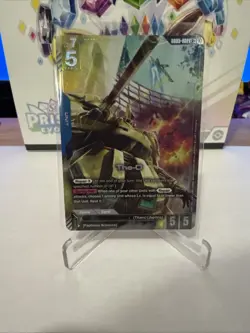 The-O GD03-002 LR+ Alt Art Steel Requiem Gundam TCG Card Game CCG English - Image 1