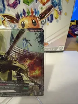The-O GD03-002 LR+ Alt Art Steel Requiem Gundam TCG Card Game CCG English - Image 3