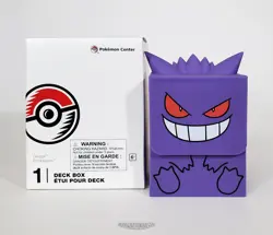 🚦Pokemon Center TCG Deck Buddies: Gengar Deck Box - Silicone - New! - Image 2