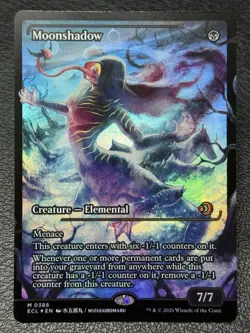 Moonshadow 0386 - FOIL Showcase Rare - Magic the Gathering: Lorwyn Eclipsed - NM - Image 1
