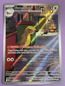 Pokemon TCG Gumshoos 153/132 Mega Evolution Illustration Rare - Image 1