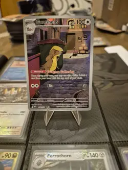 Gumshoos 153/132 Illustration Rare Pokemon Mega Evolution Card - Image 1
