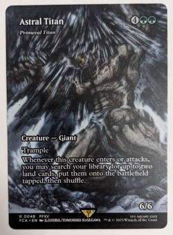 Astral Titan | Primeval Titan (0048) Final Fantasy FCA, Magic Mtg, Regular - NM! - Image 1