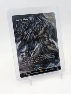 MTG - Astral Titan - Primeval Titan - Showcase #48 FCA NM - Image 1