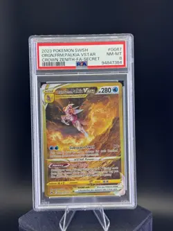 2023 POKEMON SWSH ORIGIN FORM PALKIA VSTAR GG67 CROWN ZENITH-FA-SECRET - Image 1