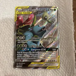 Celebi & Venusaur GX SM167 Black Star Promo 2019 Tag Team Pokemon TCG NM - Image 1