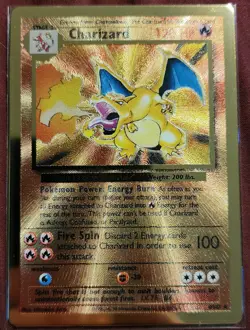 2021 Pokemon Charizard Gold Metal Celebrations UPC Ultra Premium Collection NM - Image 1
