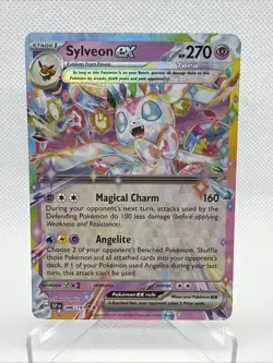 Sylveon ex 86/191 Double Rare Tera Holo Surging Sparks POKEMON TCG SSP ENGLISH - Image 1