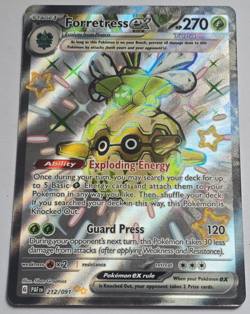 Pokemon TCG Forretress ex 212/091 Shiny Rare - Full Art - Paldean Fates - Image 3