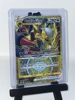 Giratina VSTAR (212) (Secret) 212/196 Secret Rare SWSH11: Lost Origin Pokemon TC - Image 1