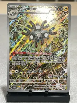 Pokemon TCG Magneton Pokemon Center ETB Black Star Promo SVP 159 - Image 1